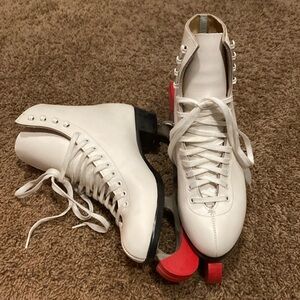 Riedell Leather Ice Skates Size 7
